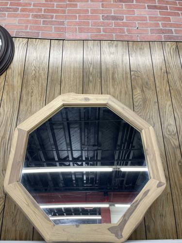 [Floor Sample] Octagon 34 Inch Gray Mirror by Strata