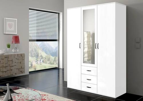 Orlando 59 Inch White Wardrobe by Skyler Designs