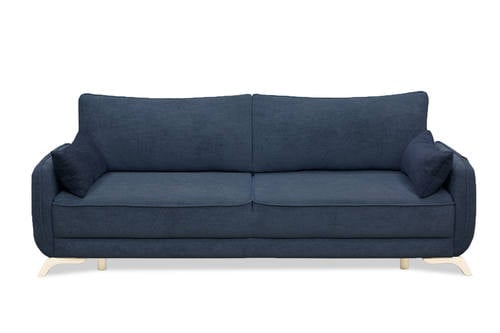 [Floor Sample] Oliver Sofa Bed Sleeper (Queen Size) Dark Blue by Prestige Furnishings