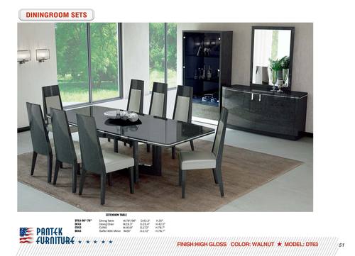 CU 63 Dining Curio w/2 Doors & 1 Drawer by Pantek Furniture