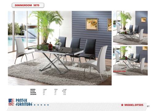 DC 505 Black Dining Chair w/Cushion by Pantek Furniture