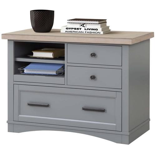 Americana Modern Dove Functional File w/Power Center by Parker House Furniture