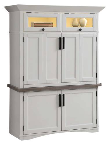 Americana Modern Cotton Workstation w/Led Light by Parker House Furniture