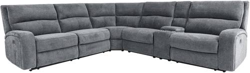 Polaris Bizmark Grey 6pc Sofa Set by Parker House Furniture