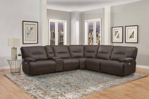 Spartacus Chocolate 6pc Sofa Set by Parker House Furniture