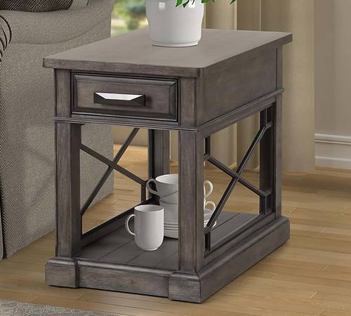 Sundance Smokey Grey Chairside Table by Parker House Furniture