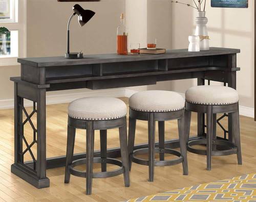 Sundance Smokey Grey Everywhere Console w/3 Stools by Parker House Furniture
