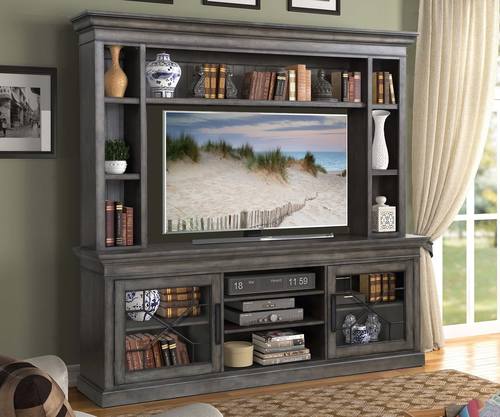 Sundance Smokey Grey 92 Inch Console w/Hutch by Parker House Furniture