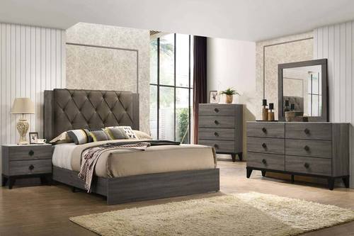 F5453 Grey Marble Top Dresser by Poundex