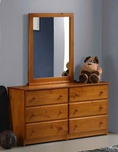 6 Drawer Double Dresser Pecan by Innovations