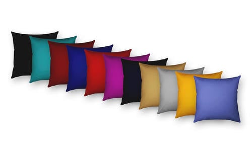 Premium Solid Decorative Throw Pillow by Prestige