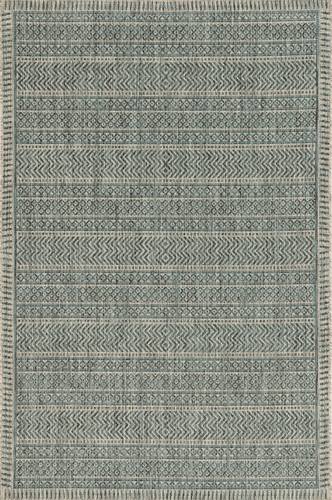 Provo Teal Horizon Area Rug by KAS Rugs