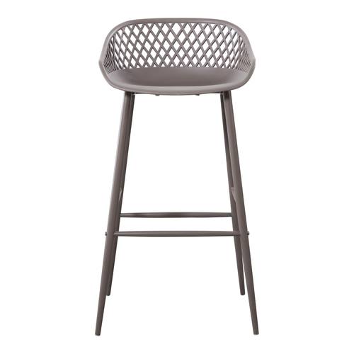 Piazza Outdoor Barstool Grey (Set of 2) by Moe's Home Collection