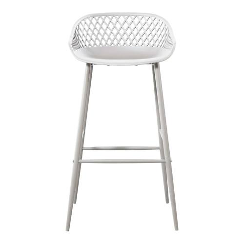 Piazza Outdoor Barstool White (Set of 2) by Moe's Home Collection