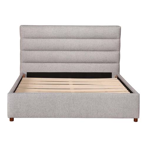 [Floor Sample] Takio Queen Bed Light Grey by Moe's Home Collection