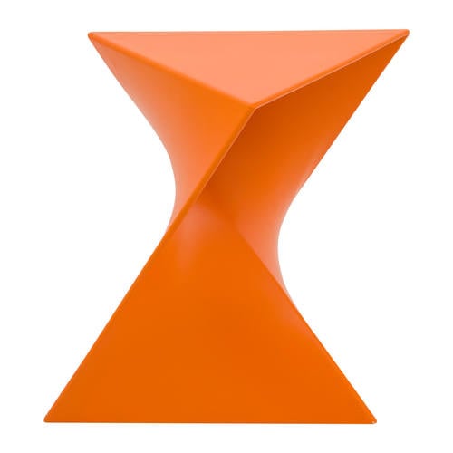 Randolph Modern Vanity Orange Side Table by LeisureMod