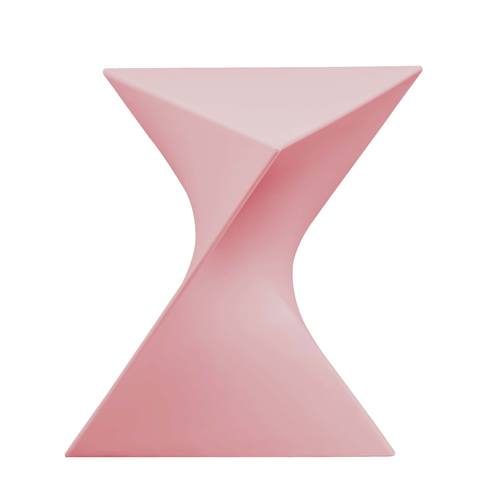 Randolph Modern Vanity Pink Side Table by LeisureMod