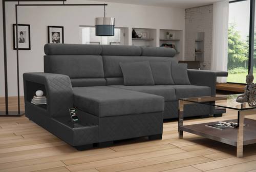 Amaro Gray Sectional Sofa by Skyler Designs