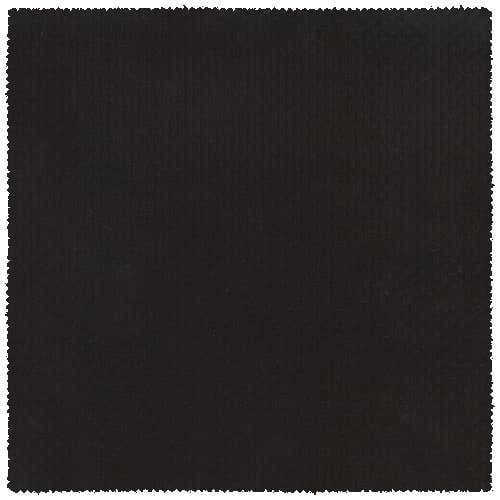 Samantha Chenille Texture Solid Black Fabric (per yard)