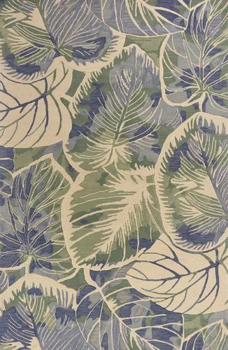 Sparta Blue/Green Silhoutte Area Rug by KAS Rugs