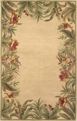 Sparta Ivory Rainforest Area Rug by KAS Rugs