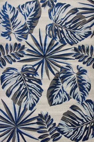 Stella Grey/Blue Nassau Area Rug by KAS Rugs