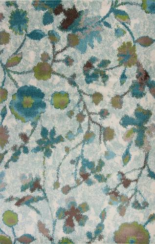 Stella Teal Reflections Area Rug by KAS Rugs