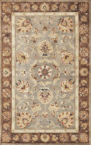 Syriana Grey/Mocha Mahal Area Rug by KAS Rugs