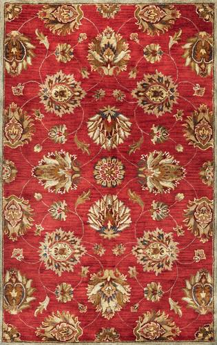 Syriana Red Allover Kashan Area Rug by KAS Rugs