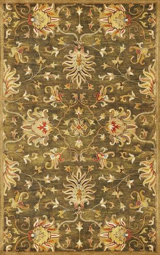 Syriana Emerald Green Agra Area Rug by KAS Rugs