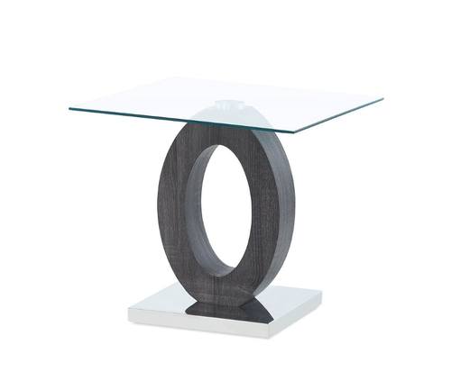 End Table T1628E Black by Global Furniture