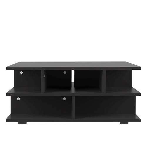 Mille-Feuille Coffee Table Black by Temahome