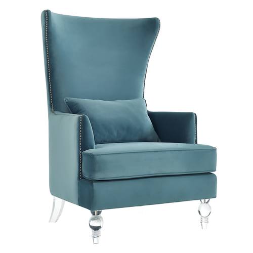 Bristol Sea Blue Tall Chair by TOV Furniture
