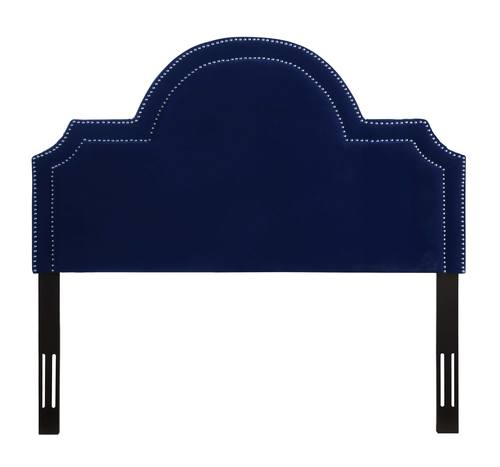 Laylah Pebbled Velvet Queen Headboard by TOV Furniture