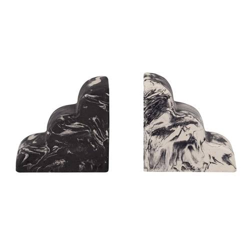 Whitegrey Bookends (Set of 2) by TOV Furniture