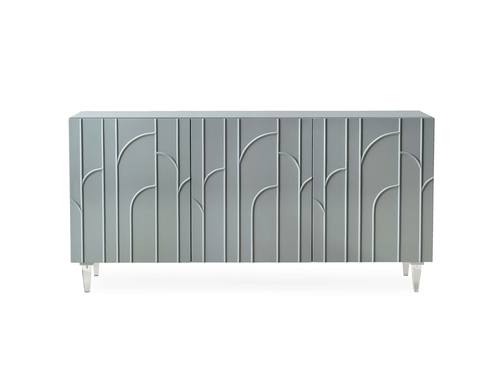 Deco Gray Lacquer Buffet by TOV Furniture