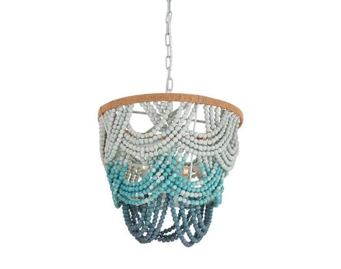 Jade Ombre Beaded Chandelier by TOV Furniture