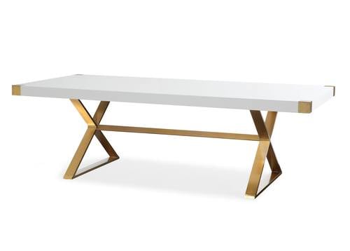 Adeline White Dining Table by TOV Furniture