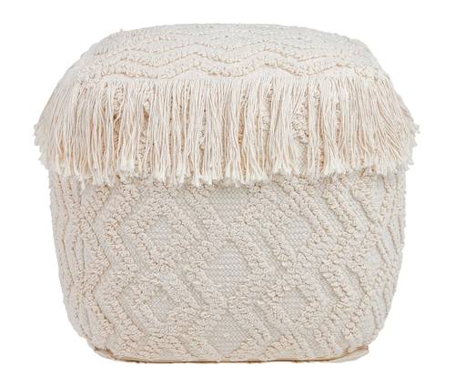 Inca Natural Pouf by TOV Furniture