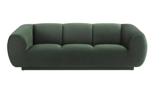 Emmet Forest Green Velvet Sofa by TOV Furniture