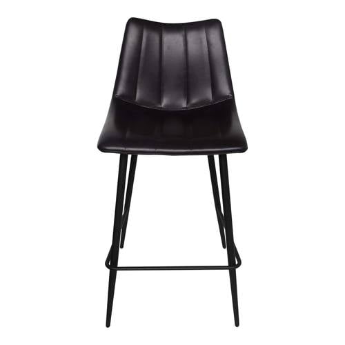 Alibi Counter Stool Matte Black (Set of 2) by Moe's Home Collection