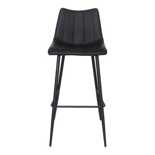 Alibi Barstool Matte Black (Set of 2) by Moe's Home Collection