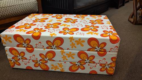 Unifoam Bench/Sleeper Cotton Print Summer by Prestige Furnishings