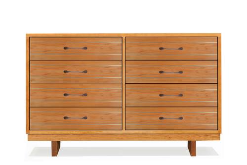 Cable Crossing Wood 8-Drawer Symm Dresser by Vermont Furniture Designs