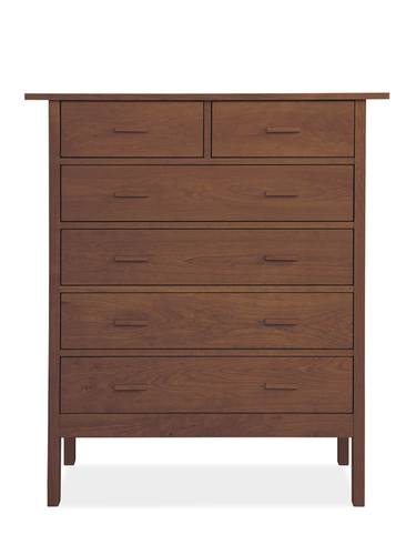 Craftsman 6-Drawer High Dresser by Vermont Furniture Designs