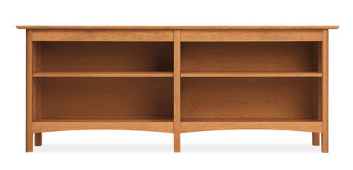 Horizon Wood Console Bookcase by Vermont Furniture Designs