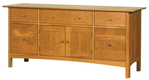 Horizon Wood Credenza Desk by Vermont Furniture Designs