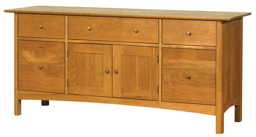 Heartwood Wood Credenza Desk by Vermont Furniture Designs