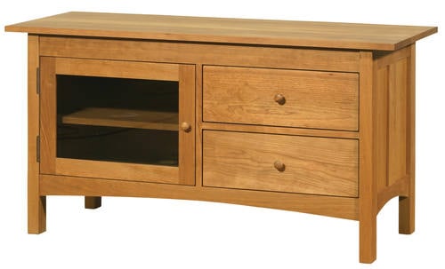 Heartwood 2-Drawer Plasma Media Console w/1-Door by Vermont Furniture Designs