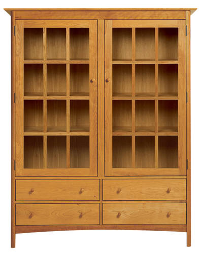 Mission Wood China Cabinet by Vermont Furniture Designs